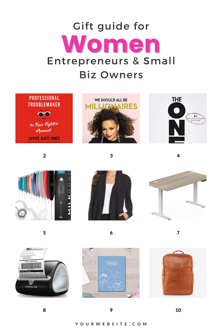 Unique Gifts Ideas for Women Entrepreneurs and Small Business Owners in 2021